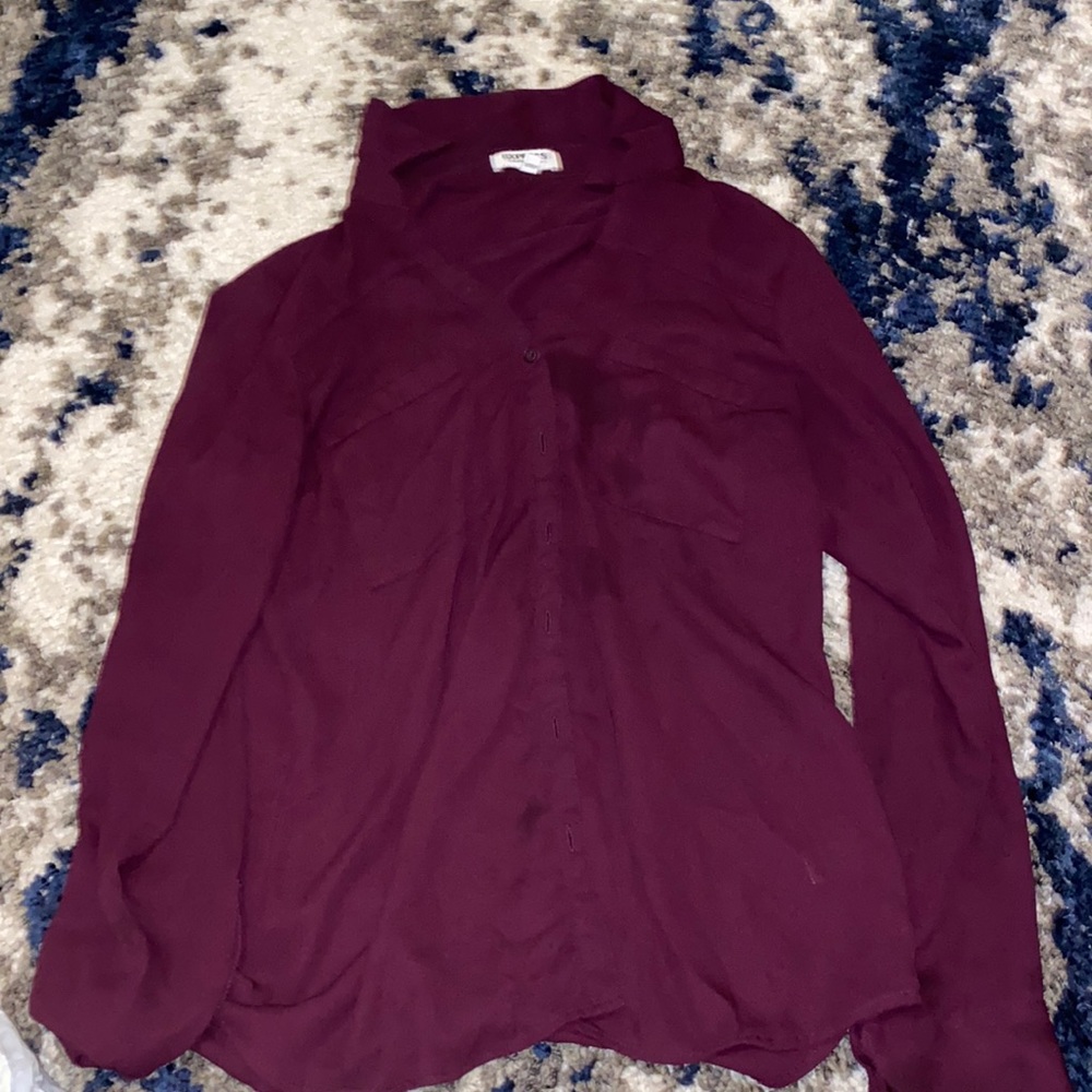 Dark purple blouse